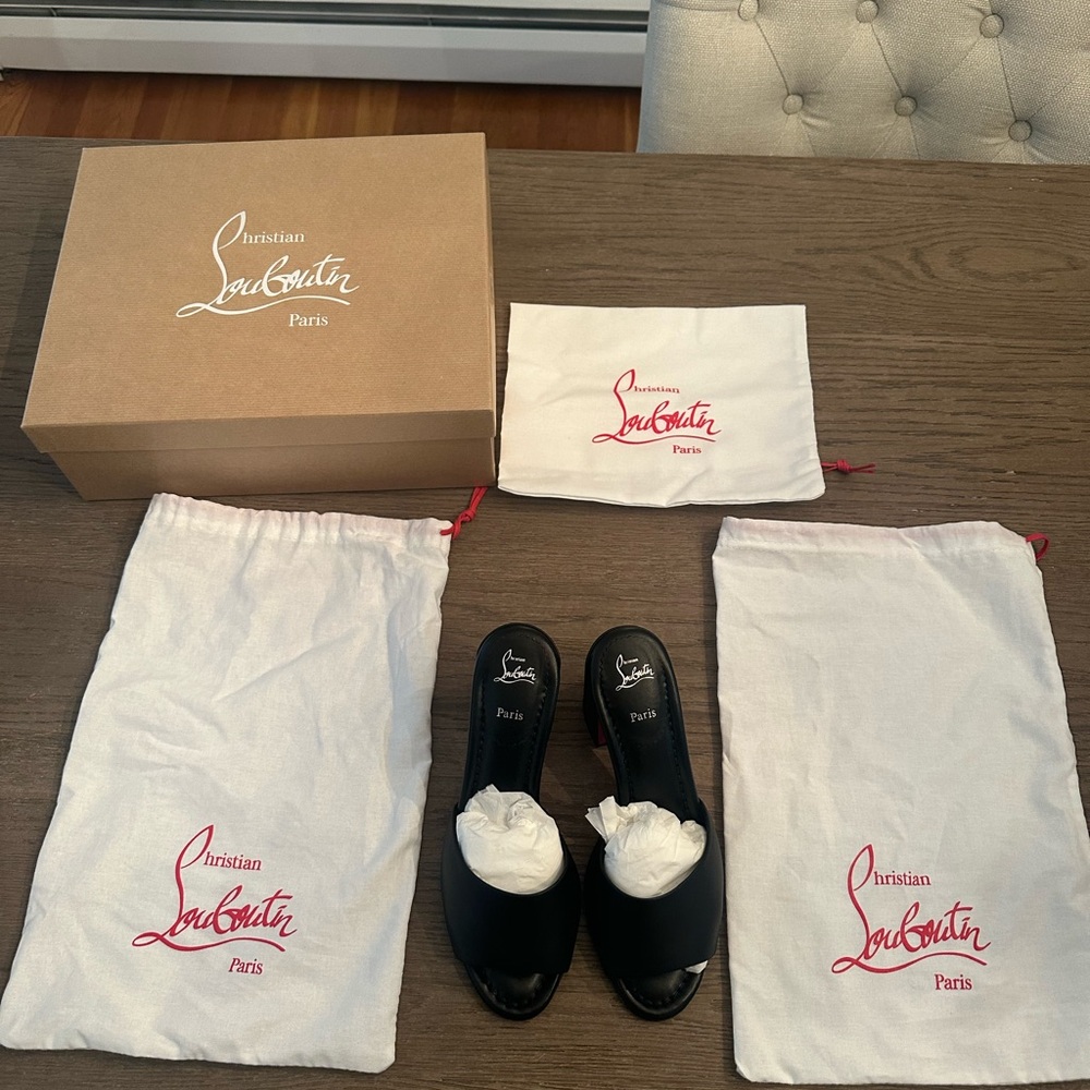 Christian Louboutin Jane slide heel sandals